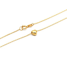 Real Gold 3D Moveable Heart Necklace 0669 (40 C.M) N1536