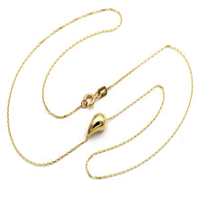 Real Gold Teardrop Necklace (40 cm) 0147-4 N1475