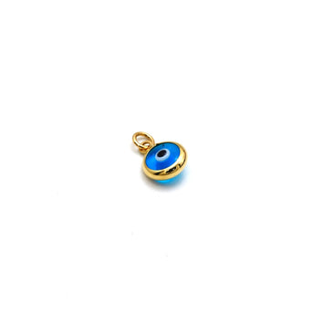 Real Gold Evil Eye Pendant 0034 P 2019