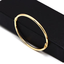 Real Gold Plain Calendar Pipe Bangle 1063 (SIZE 23) BA1489