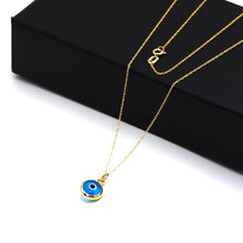Real Gold Evil Eye Necklace 0034 CWP 2019