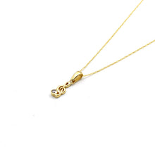 Real Gold Musical Node Stone Necklace - Model 0379 CWP 1997