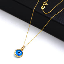 Real Gold Evil Eye Necklace 0034 CWP 2019