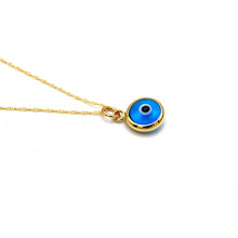Real Gold Evil Eye Necklace 0034 CWP 2019