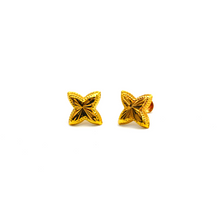 Real Gold GZLV Studs with Long Screw Tops Perfect for Ear and Nose Piercings E1894