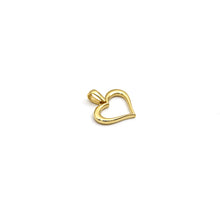 Real Gold Plain Heart Pendant - Model 0163 P 1972