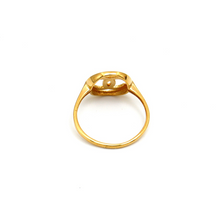 خاتم دائري من الذهب الحقيقي (مقاس 9) GZCH  R2390 0074-7YZ