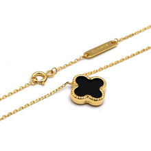 Real Gold Black Luxury Adjustable Size Necklace GZJVN0276-3 N1469