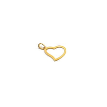 Real Gold Flat Heart Design Pendant 0224 P 1940