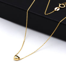 Real Gold 3D Moveable Heart Necklace 0669 (40 C.M) N1536