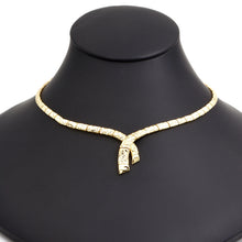 Real Gold Solid Serpenti Design Necklace (45 C.M) 0543 N1456