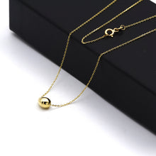 Real Gold Teardrop Necklace (40 cm) 0147-4 N1475