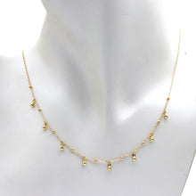 Real Gold 17 Dangler Balls Adjustable Size Necklace (40+5 = 45 C.M) 1246 N1544