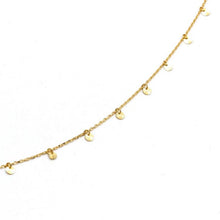 Real Gold Dangler Charms Adjustable Size Anklet 0377 (25 C.M) A1330