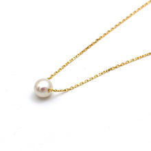 Real Gold Single Pearl Adjustable Size Necklace (45 cm) 0912 N1513