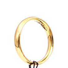 خاتم خطوبة وزفاف سادة من الذهب الحقيقي GZCR 0081 (مقاس 10.5) R2407