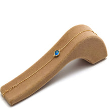 سوار عين الشر أحادي المركز من الذهب الحقيقي 2494 (19 سم) BR1855