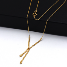 Real Gold Seed Ball Hanging Luxury Necklace 0483 N1412