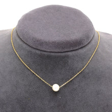 Real Gold Single Pearl Adjustable Size Necklace (45 cm) 0912 N1513