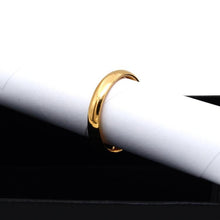 Real Gold Plain Couple Ring Wedding and Engagement Luxury Ring 0081 (Size 9) R2691