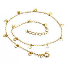 Real Gold Dangler Charms Adjustable Size Anklet 0377 (28 C.M) A1338