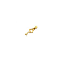 Real Gold GZVC Club Pendant with Key Design - Model 0289 P 1947