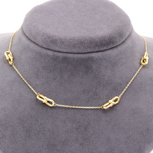Real Gold 4 GZTF Hardware Choker Chain Adjustable Size Necklace 7020 N1395