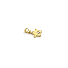 Real Gold Star Stone Pendant - Model 0415 P 1967