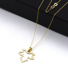 Real Gold Maple Leaf Design Necklace - Model 0074 CWP 1962