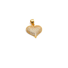 Real Gold Stones Engraved on Heart Pendant 0026 P 2020
