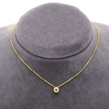 Real Gold Movable Stone Adjustable Size Necklace - Model 0105 N1435