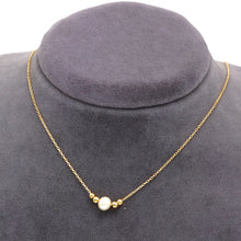 Real Gold Single Pearl Adjustable Size Necklace (45 cm) 2499 N1514