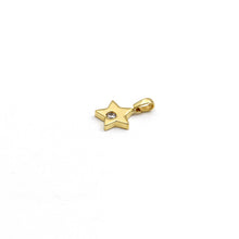 Real Gold Star Stone Pendant - Model 0415 P 1967