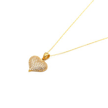 Real Gold Stones Engraved on Heart Necklace 0026 CWP 2020