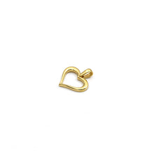 Real Gold Plain Heart Pendant - Model 0163 P 1972