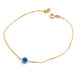 Real Gold Classic Evil Eye Bracelet (17.5 CM) - Model 0635 BR1862