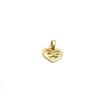 Real Gold Infinity Heart Pendant - Model 0166 P 1977