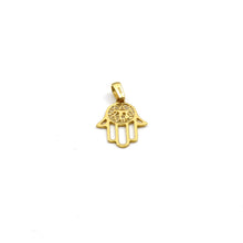 Real Gold 3D Palm Pendant - Model 0151 P 1980