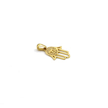 Real Gold 3D Palm Pendant - Model 0151 P 1980