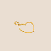 Real Gold Heart Design Pendant 0228 P 1943