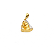 Real Gold 3D Mama Mary 2 Color Pendant 1899 P 1895