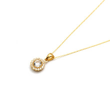 Real Gold Round Stone Necklace 1350 CWP 2021