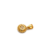 Real Gold Round Stone Pendant 1350 P 2021