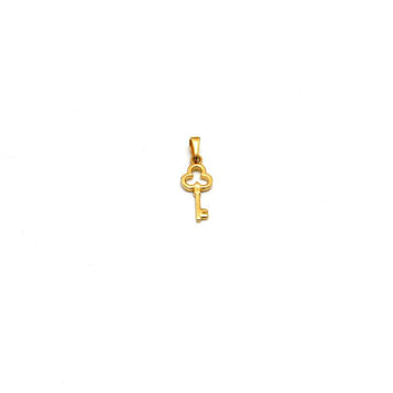 Real Gold Club Pendant with Key Design - Model GZJVN 0289 P 1947