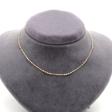 Real Gold 3 Color Beads Adjustable Size Necklace 0465-TC (45 C.M) N1538