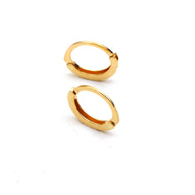 Real Gold Round Glittering Earrings Set - Model 3074 E1968