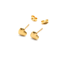 Real Gold Heart Earrings Set - Model 0087 E1970