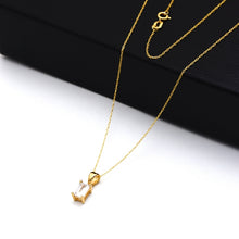 Real Gold Rectangle Stone Necklace 0003 CWP 2023