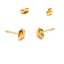 Real Gold Heart Earrings Set - Model 0087 E1970