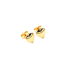Real Gold Heart Earrings Set - Model 0087 E1970